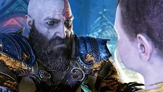 GOD OF WAR - Kratos gifts his knife to Atreus (full scene) (God of War 4 best moments)