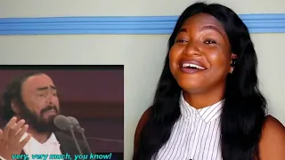 BLACK GIRL REACTS TO LUCIANO PAVAROTTI CARUSO - REACTION VIDEO