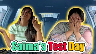 Saima's Driving Lesson And TEST RESULT