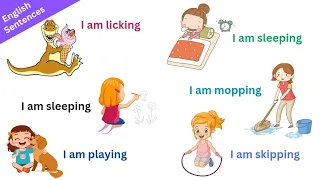 Action verbs in English with sentences | Action Verbs For Beginner Daily English | English Sentences