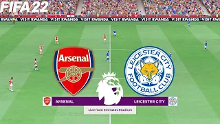 FIFA 22 |  Arsenal vs Leicester City - Premier League - Full Match & Gameplay