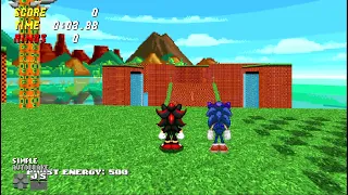 (Thank you for 100 subs )SRB2 Race : Modern Shadow vs Modern Sonic