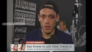 El Canelo Alvarez no me lastimo dice Chavez Junior