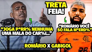 TRETA! ROMÁRIO FICA P*T0 E DESCE 0 CACETE EM GABIGOL E ATACANTE DO FLAMENGO FICA IRRITADO APÓS..