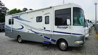 SOLD! 2008 Safari Passage 300 Small Class A , Slide, 29K Miles, Jacks, Warranty $29,900