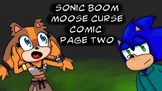 Sonic Boom Comic The Curse of the Cross-Eyed Moose Page 2 Fan Made Twist