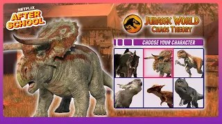 Choose Your Dinosaur CHAOS Challenge! 🦖🎮 Jurassic World: Chaos Theory | Netflix After School