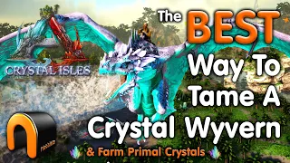 ARK How To Tame Crystal Wyverns & Farm Primal Crystals