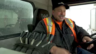 A shift in the life of a snowplow driver