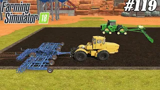 FS 18. Timelapse # 119. Corn sowing. Selling potatoes. Two new trailers.