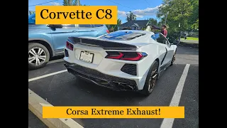 Chevrolet Corvette C8 Corsa Extreme Exhaust - EXTREMELY LOUD