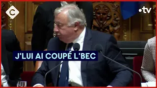 Grosses tensions entre Agnès Pannier-Runacher et Gérard Larcher - L’ABC - C à Vous - 29/02/2024