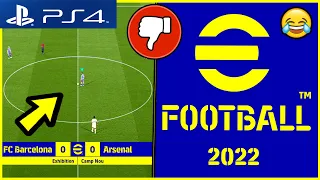 eFootball 2022 IS EVEN WORSE ON PS4 - I Can't Believe This!