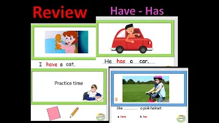 Reviewing have /has and a challenge :)