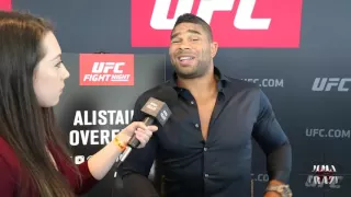 Alistair Overeem on Andrei Arlovski “Its stupid for him to expect us not to fight” UFC Rotterdam