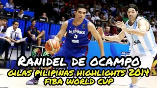 Ranidel de Ocampo Gilas Pilipinas Highlights 2014 Fiba World Cup