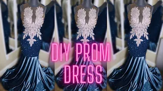 DIY PROM DRESS | SIMPLE & EASY | Watch Me Make a Prom Dress