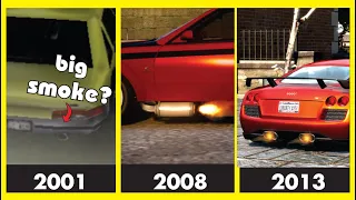 Evolution of EXHAUST LOGIC in gta games (2001 - 2020)