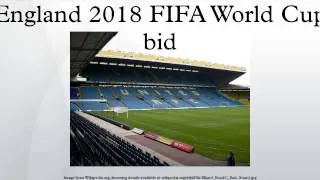 England 2018 FIFA World Cup bid