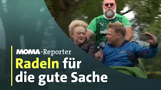 Rikschafahren für eine gute Sache | ARD-Morgenmagazin