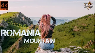 Romania Nature mountain| 4K Drone Footage with Relaxing Music| travel beautiful places Romania