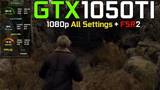 Resident Evil 4 Remake Demo : GTX 1050Ti + I5 11400F - 1080p All Settings + FSR