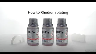 How to use Black Rhodium Plating