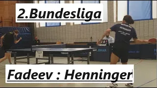 2.Bundesliga | Er fordert ROT🔴 🫣 M.Henninger(2209TTR) : K.Fadeev(2309TTR)