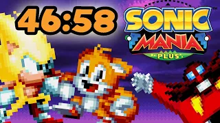 Sonic Mania - Sonic+Tails Good Ending Speedrun in 46:58 RTA