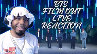 FIRST TIME REACTING TO "BTS FILM OUT LIVE" @ MUSIC BLOOD