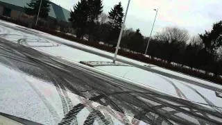Drifting in snow @ Omnisport hal in Apeldoorn (Part 2)