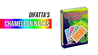 Chameleon Backs Difatta Magic Card Trick