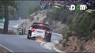 WRC FLAT OUT! Comparison + Slow motion⚠️ Rally Catalunya Spain