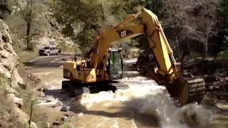Boulder Colorado Flood 2013 Help has arrived!  4 mile canyon pt 1