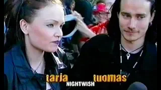 Tarja & Tuomas Provinssirock interview 2001 [English subtitles]