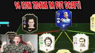 Das 1. mal 96 ICON ZINEDINE ZIDANE im FUT DRAFT bekommen! - Fifa 20 Ultimate Team