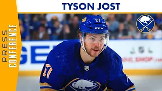 "Hungry To Get Better" | Tyson Jost Before Game Against Colorado Avalanche