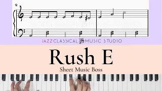Rush E - Sheet Music Boss | Course Preview | Piano Tutorial (EASY)