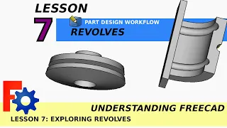 Understanding FreeCAD: Lesson 7 Part Design Revolves | Interesting ways to use | Beginners Tutorial