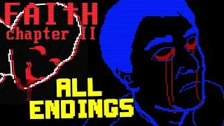 FAITH : Chapter II - Retro Horror ( ALL ENDINGS / FULL PLAYTHROUGH )Manly Let's Play