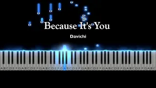 Because It's You - Davichi | Piano Tutorial by Andre Panggabean