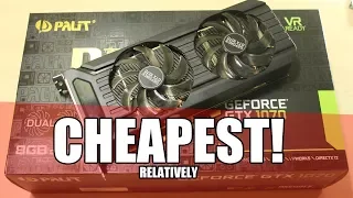 Best Cheap GTX 1070? - Palit GTX 1070 Dual Fan Unboxing and Review