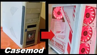 PC CASE MODDING | Моддинг кейса  ( МОДДИНГ ПК ) white pc