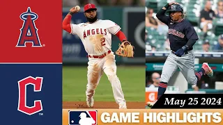 Cleveland Guardians Vs. Los Angeles Angels GAME HIGHLIGHTS May 25, 2024 | 2024 MLB Season
