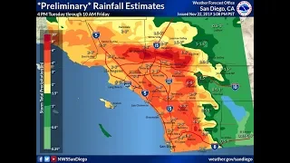 Major Storm Potential for Thanksgiving week and weekend - NWS San Diego