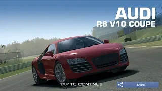 Audi R8 V10 Coupe Maximum Performance Upgrade - Real Racing 3 Car Customization