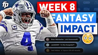 Week 8 Reactions PLUS Injury Updates for Your Roster (2023 Fantasy Football)