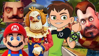 Hello Neighbor - New Neighbor Ben 10 Dark Riddle Scarecrow Mario History Gameplay Walkthrough