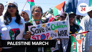 WATCH | ANC leads pro Palestine march to Israeli embassy in Pretoria