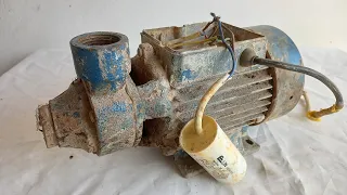 The Art of Restoring a Burned Rusty Water Pump | Restore Damaged Water Pump
